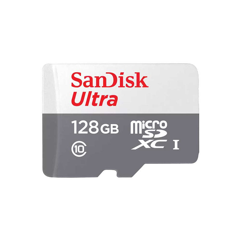 SanDisk Ultra® MicroSD Class 10 Memory Card - White/Gray