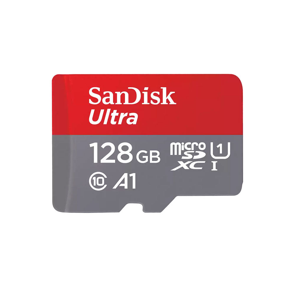 SanDisk Ultra microSD Class 10 A1 Memory Card - 128GB, 140MBs