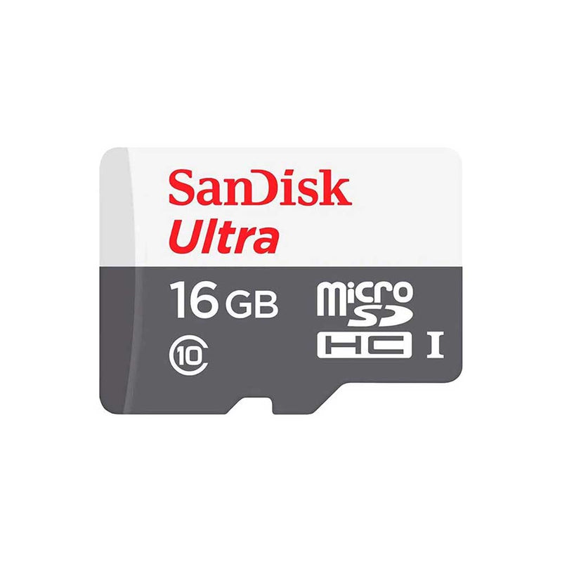 SanDisk Ultra® MicroSD Class 10 Memory Card - White/Gray