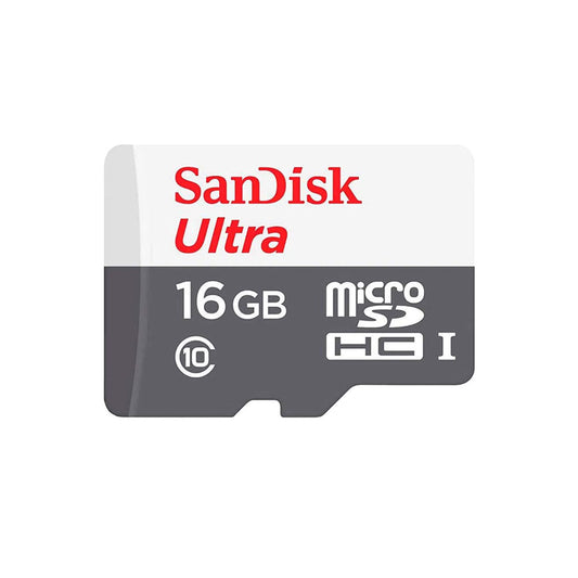 SanDisk Ultra MicroSD Class 10 Memory Card - 16GB, 100MB/s