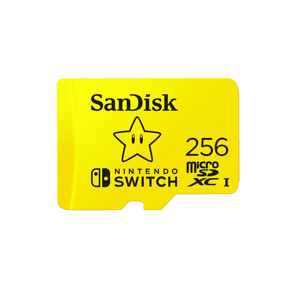 SanDisk Officially Licensed Nintendo MicroSD Memory Card - 256GB, Mario Star