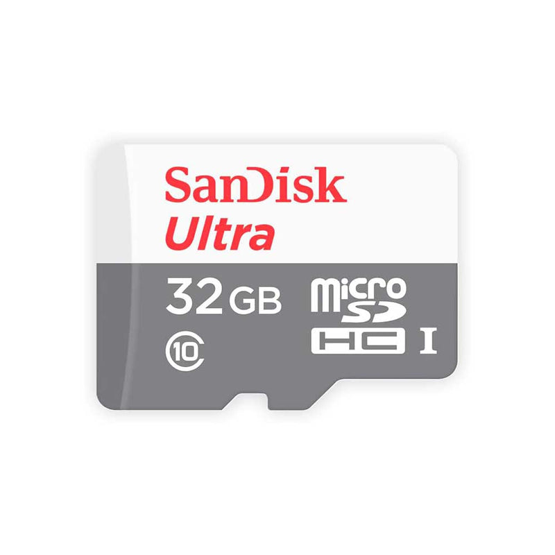 SanDisk Ultra® MicroSD Class 10 Memory Card - White/Gray