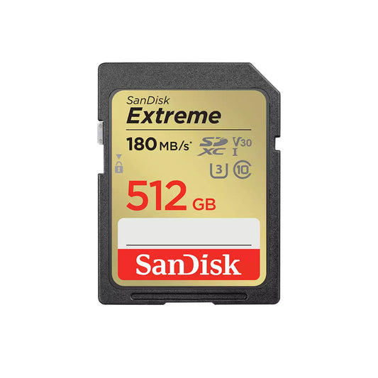 SanDisk Extreme SD Memory Card - 512GB