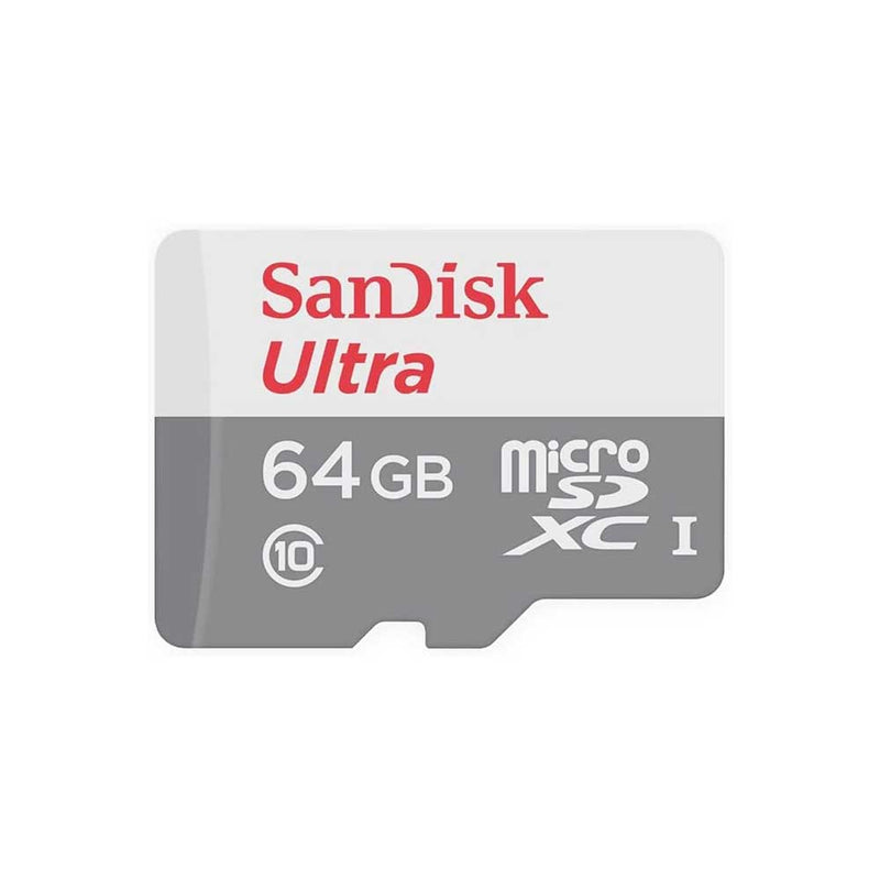 SanDisk Ultra® MicroSD Class 10 Memory Card - White/Gray