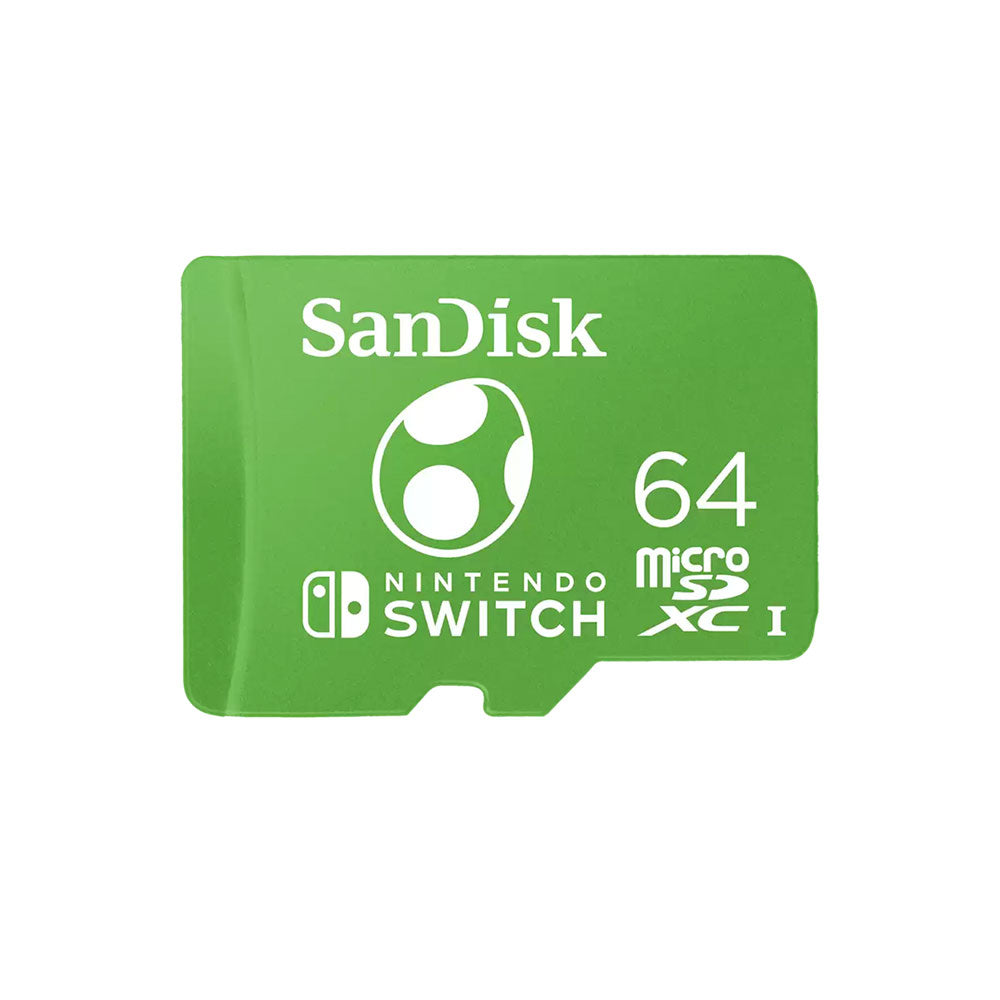 SanDisk Officially Licensed Nintendo MicroSD Memory Card - 64GB, Yoshi Egg