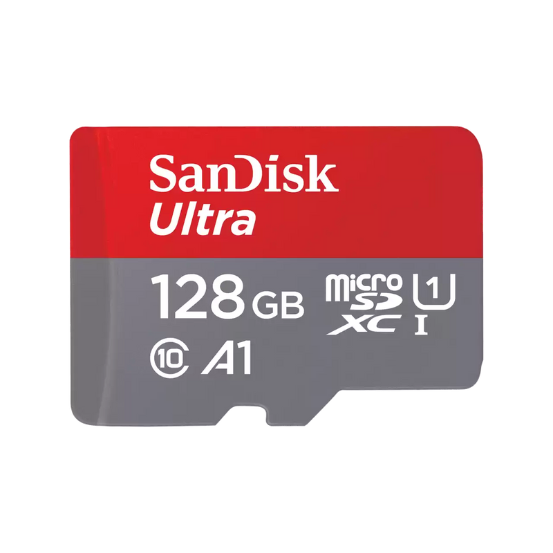 Sandisk Ultra micro SD Class 10 Memory Card - Red/Gray
