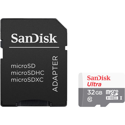 Sandisk Ultra micro SD Class 10 Memory Card - White/Gray